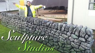 Polystyrene / Styrofoam Stone Wall by Sculpture Studios