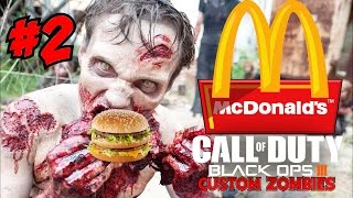 MCDONALD'S BIG MAC ZOMBIES: ESCAPE WITH THE RECIPE! (Part 2) - BLACK OPS 3 CUSTOM ZOMBIES