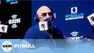 Pitbull Talks Super Bowl Halftime Show with Shakira & Jennifer Lopez
