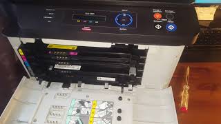 Fehler "Bildeinheit ersetzen / tauschen", Drucker Samsung CLX 3305, Chip, DIY, umgehen.