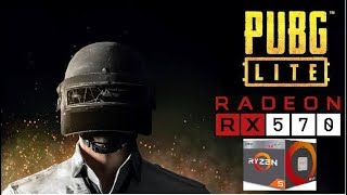Teste PUBG Lite - R5 2400G / RX 570 4GB / 1x8GB RAM - Full HD