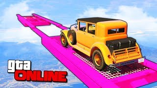 ИСПЫТАНИЕ РАЗВАЛЮХИ НА ОГРОМНОЙ ВЫСОТЕ В GTA 5 ONLINE ( ГТА 5 ГОНКИ )