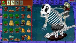 Plants Vs Zombies Mod Halloween: TEAM PLANTS HALLOWEEN vs GARGANTUAR FIGHT!