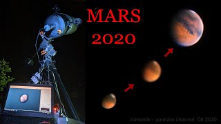 Марс приближается! Вид в телескоп в 2020 году. Видео и астрофото