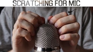 АСМР Царапание Микрофона Yeti / ASMR Scratching for Mic Yeti (No Talking)