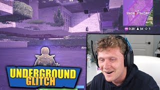 GOING UNDER SNOBBY SHORES GLITCH! FORTNITE: BATTLE ROYALE!