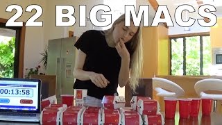 Eating 22 Big Macs in One Sitting!
