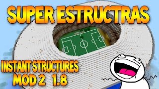 Minecraft Descargar Instant Masssive Structures Mod 2 para Minecraft 1.8
