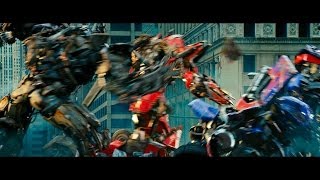 Transformers dark of the moon Optimus prime vs Sentinel prime vs Megatron (1080pHD VO)