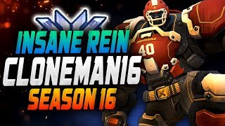 CLONEMAN BEST REINHARDT?! [ OVERWATCH SEASON 16 TOP 500 ]