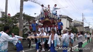 だんじり動画館・兵庫県芦屋市 芦屋濱之町 地車購入に伴う試験曳き