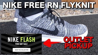 Nike Free RN Flyknit 'Oreo' | Review and On-Foot | Outlet Pickup