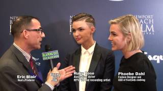 Ruby Rose / Phoebe Dahl talk Same-sex marriage w Eric Blair
