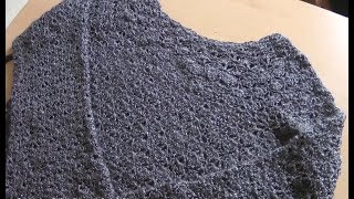 Простая и красивая туника крючком