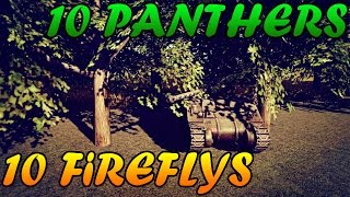 Men of War Assault Squad 2 - 10 Sherman Firefly Tanks vs 10 Panthers - Editor Scenario #37