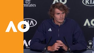 Alexander Zverev: "I came in with no expectations" | Australian Open 2020 Press Conference QF
