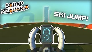 Huge Multiplayer Ski Jump! (Scrap Mechanic #251)