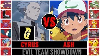 Ash vs. Cyrus - Head of Team Galactic (Pokémon Sun/Moon) - Evil Team Showdown