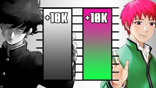 Mob VS Saiki Kusuo Power Levels(MP100 Vs Saiki K)