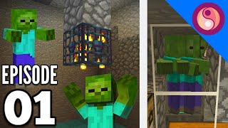 Minecraft 1.15 Zombie Spawner XP Farm! Affinity E1
