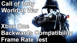 Call of Duty World at War Xbox 360 vs Xbox One Backwards Compatibility Frame Rate Test