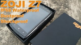 ZOJI Z7 Review Video - IP68 Waterproof & Dustproof & Shockproof Smartphone