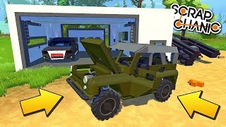 ? СЛОМАЛСЯ УАЗИК НА ДОРОГЕ - ЕДЕМ в АВТО МАСТЕРСКУЮ ? МУЛЬТИК в Scrap Mechanic ? СКРАП МЕХАНИК ?