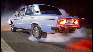 ВАЗ 2106 с ДВИГАТЕЛЕМ от Toyota Celica GT-4 vs ВОЛГА V8 1UZ-FE vs 3s-gte РАКЕТЫ на СТАРТЕ!!!