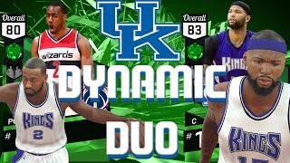 NBA 2K17 MyTeam - Kentucky Wildcats Dynamic Duo John Wall & DeMarcus Cousins in Action!