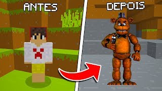 ME TRANSFORMEI EM UM ANIMATRONIC no MINECRAFT