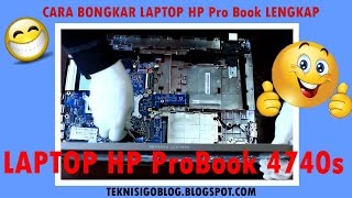 Cara Bongkar dan Cleaning Fan Laptop HP ProBook 4740s  Lengkap