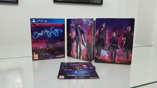 Devil May Cry 5 Deluxe Steelbook Edition Ps4 unboxing