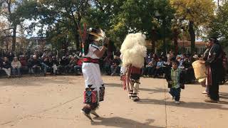 Indigenous Peoples Day Celebration 2017 - Laguna and Hopi Buffalo Dancers Clip 1