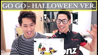 BTS "GO GO" DANCE PRACTICE HALLOWEEN VER. REACTION (고민보다 방탄소년단)