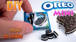 DIY Miniature Oreo Cookies | DollHouse food, accessories and Toys for Barbie | No Polymer Clay!