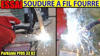 soudure à fil fourré lidl parkside poste à souder pfds 33 sans gaz flux cored wire Fülldraht