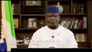 Salone 2020: SBC - NEW YEAR MESSAGE FOR SIERRA LEONE BY PRES. BIO