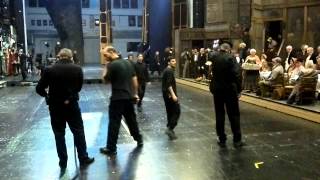 La Boheme, Royal Opera House, Backstage set changing Dec 2012