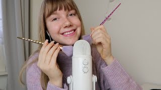 ASMR ? Brushing The Mic w/ Unicorn Brushes
