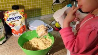 Банановые кексы (маффины) с черникой и кокосовой мукой