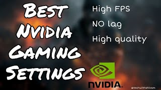 (2019) Nvidia Control Panel Best settings for Lag Free Gaming | Boost Graphics Card's Performance