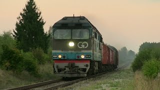 Тепловоз ТЭП70-0237 с грузовым поездом 3 / Passenger loco TEP70 with freight train 3