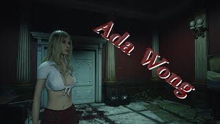 Resident Evil 2 Remake Ada Wong with Long Blonde Hair
