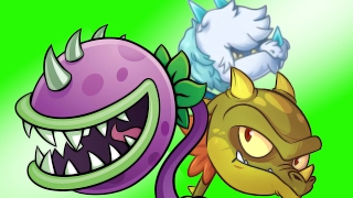 Plants Vs Zombies 2: Chomper, SnapDragon, Ice Dragon Team! PvZ 2