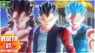 Vegeta GT (mustache pack) | by Diego4fun | Dragon Ball Xenoverse 2 Mods Showcase