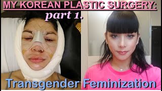 MY KOREAN PLASTIC SURGERY: Transgender Feminization Pt  1