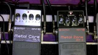 Boss Metal Zone vs Boss Metal Core Distortion Pedal Shootout