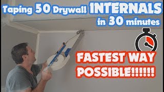 How to Mud & Tape an Inside Corner of Drywall Fast with a Mud Box