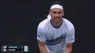 Tennys Sandgren vs Fabio Fognini || AO 2020 R16 Highlights || HD