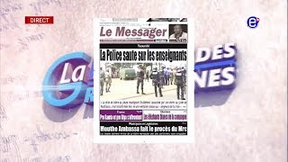 LA REVUE DES GRANDES UNES DU VENDREDI 31 JANVIER 2020 - ÉQUINOXE TV